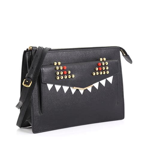 fendi monster shopping tote bag|Fendi monster crossbody bag.